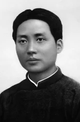 Retrato de Mao Tse-Tung (Mao Ze-Dong ou Mao Zedong ou Mao Tse Toung ou Mao Tso Tong) (1893-1976), um jovem que se tornou chefe de Estado chinês - China, cerca de 1915