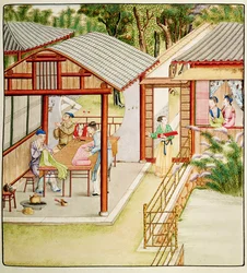 Loja de costureiras chinesas