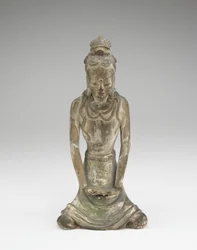Figura de um Bodhisattva (cerâmica)