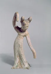 Estátua funerária de uma dançarina, dinastia Tang (618-907)