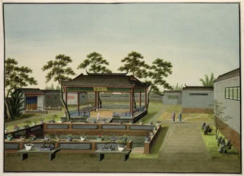 Cena do Jardim, c.1820-40 (wc no papel)
