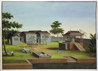 Cena do Jardim, c.1820-40 (wc no papel)