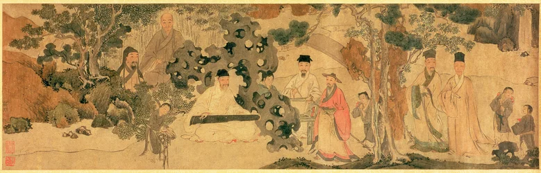 Encontro literário em Qinglin