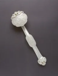 Cetro Ruyi (pedra celadon) (para detalhes ver 241131 e 241132)