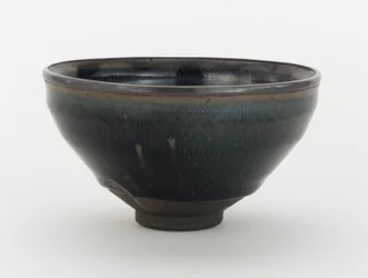 Tigela de chá, província de Fujian, dinastia Song do Norte ou do Sul, século XII-XIII (cerâmica)