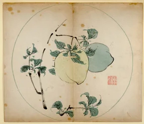Dez estampas de estúdio de bambu, 1643 (xilogravura)