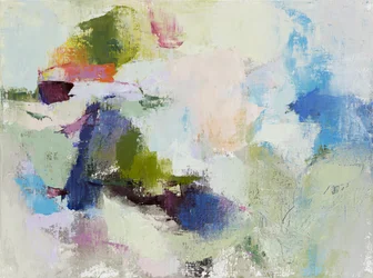 Composição abstrata, 2020 (óleo sobre tela)