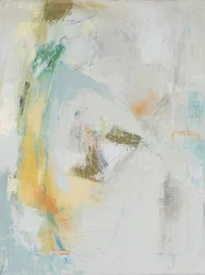 Clelia, pintura de vida abstrata, 2017