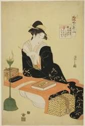 Uma Paródia Elegante dos Seis Imortais Poéticos (Furyu yatsushi rokkasen): O Sacerdote Kisen