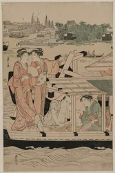 Passeio de barco no rio Sumida