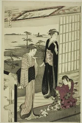 Suma, da série "A Fashionable Parody of the Tale of Genji (Furyu yatsushi Genji)"