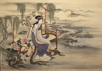 A beleza chinesa Yang Guifei, ca 1810-1815.