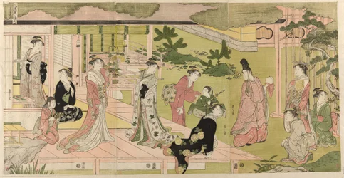 Wakana, Parte 1 (Wakana, jo), da série "A Fashionable Parody of the Tale of Genji (Furyu yatsushi Genji)"