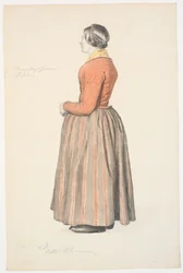 Garota de terno matinal