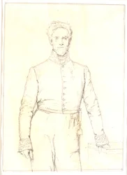 Governador de distrito e camareiro Jens Andreas Graah (1787-1873)
