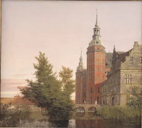 Castelo de Frederiksborg visto do noroeste