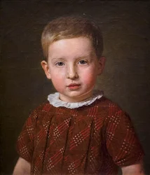 Johan Jacob Krohn, sobrinho do artista, em criança