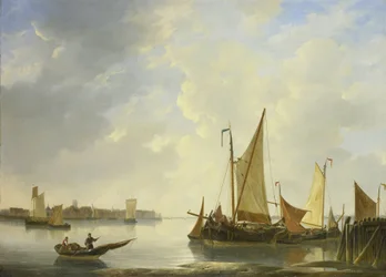 Vista de Dordrecht vista de Papendrecht
