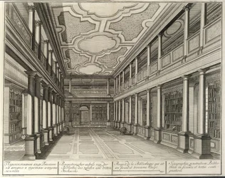 Biblioteca de: O edifício da Academia Imperial de Ciências, 1741