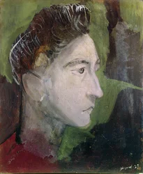 Retrato de Jean Cocteau (1889-1963) 1927 (óleo sobre tela)