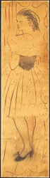 Tríptico (desenho de uma cena de namorados) (lápis sobre papel) (ver também 742028-29)