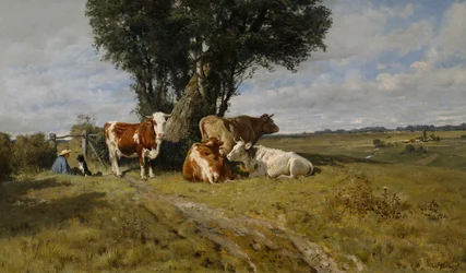 paisagem com vacas