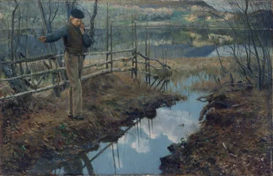 Flauta de Salgueiro (óleo sobre tela)