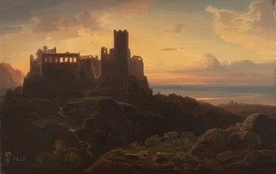 Ruínas do castelo. 1838