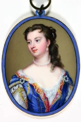 Lady Mary Wortley Montagu (esmalte)