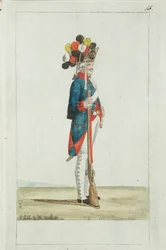 Granadeiro do Regimento Preobrazhensky, 1793