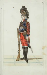 Oficial do Regimento de Cavalaria dos Guardas da Vida, 1793