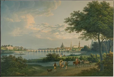 Vista de Dresden, 1810