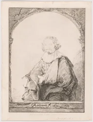 Retrato de um homem numa poltrona, de Collection d