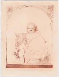 Retrato de um homem numa poltrona, de Collection d