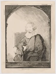 Retrato de um homem numa poltrona, de Collection d