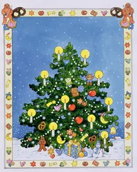 Árvore de Natal (wc no papel)