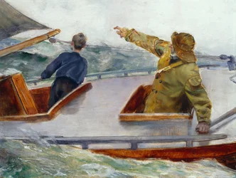 Na proa, ca. 1890 (óleo sobre tela)