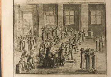 A ilustração do casamento de Travels to the Great Duke of Muscovy and the King of Persia por Adam