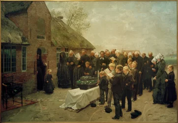 Ch. L.Brokelmann, funeral da Frísia do Norte