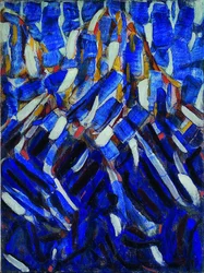 Abstração (a montanha azul)