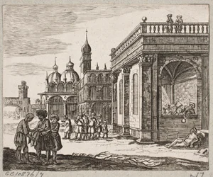 Ilustração de Adam Olearius, “Persian Rosenthal por um engenhoso poeta Schich Saadi […]”, Schleswig 1660