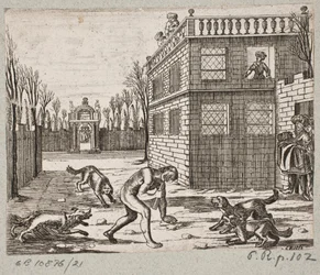 Ilustração de Adam Olearius, “Persian Rosenthal por um engenhoso poeta Schich Saadi […]”, Schleswig 1660