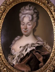 Madalena Sybille, duquesa da Saxônia-Eisenach, 1708 (óleo sobre cobre)