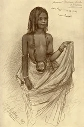 Garota Bishari, Mais, Egito,