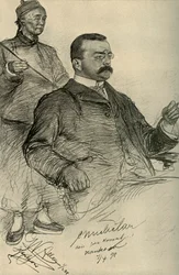 Homem europeu, Hankow, China, 1898.