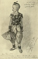 Mae Pon - menina chinesa, Bangkok, 1898.
