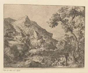 paisagem montanhosa da Arcádia