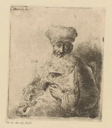 Busto de um padre judeu