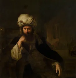 Retrato de um homem em traje oriental