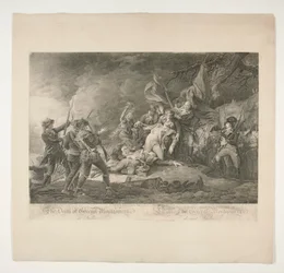 A Morte do General Montgomery em Quebec (La Mort du General Montgomery devant Quebec)